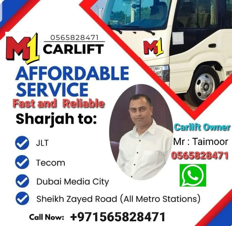 Taimoor Mughal — M1 CarLift UAE owner, Sharjah to Dubai car lift service